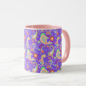 Niedliches Paisley-Muster Tasse (VorderseiteRechts)