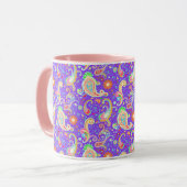 Niedliches Paisley-Muster Tasse (Vorderseite Links)