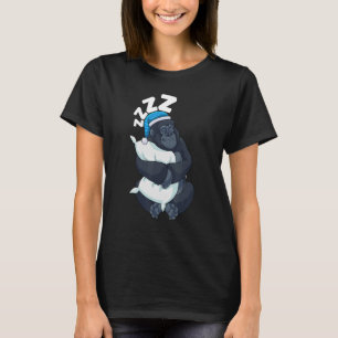 Niedliches Pajama für Nigh Sleeping Gorilla T-Shirt