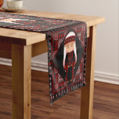 niedliches palästinensisches Mädchen Embroidere ro Kurzer Tischläufer (Beispiel)