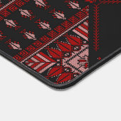 niedliches palästinensisches Mädchen Embroidere ro Schreibtischunterlage (Ecke)