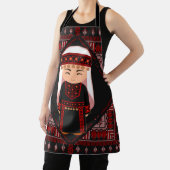 niedliches palästinensisches Mädchen Embroidere ro Schürze (InSitu)