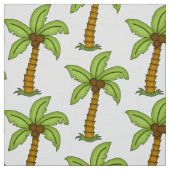 Niedliches Palmbaumdesign Stoff (Muster)