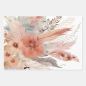 Niedliches Pampasgras Geschenkpapier Set (Vorderseite 2)