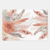 Niedliches Pampasgras Geschenkpapier Set (Vorderseite)