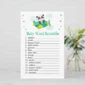 Niedliches Panda Baby Wortspiel (Stehend Vorderseite)