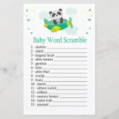 Niedliches Panda Baby Wortspiel (Vorderseite)