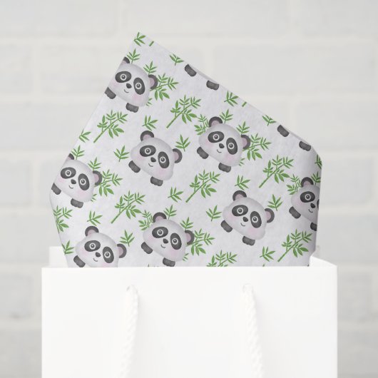niedliches Panda-Bär-Party Seidenpapier (Geschenktüte)