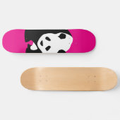 Niedliches Panda-Bärn-heißes Rosa-pinkfarbenes Skateboard (Horizontal)