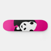 Niedliches Panda-Bärn-heißes Rosa-pinkfarbenes Skateboard (Horizontal)
