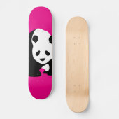 Niedliches Panda-Bärn-heißes Rosa-pinkfarbenes Skateboard (Vorderseite)