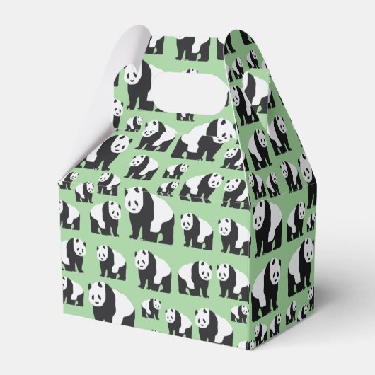 Niedliches Panda Bear Muster Geschenkschachtel (Rückseite)
