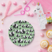 Niedliches Panda Bear Muster Pappteller (Party)