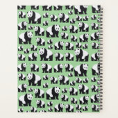 Niedliches Panda Bear Muster Planer (Rückseite)