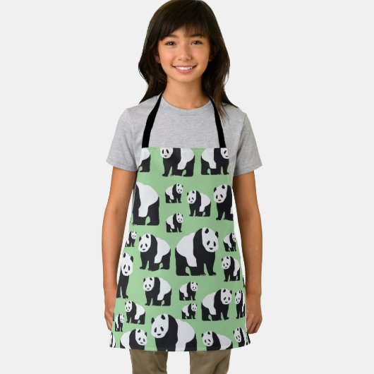 Niedliches Panda Bear Muster Schürze (Insitu)