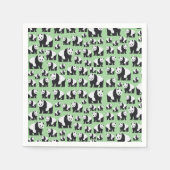 Niedliches Panda Bear Muster Serviette (Vorderseite)