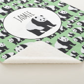 Niedliches Panda Bear Muster Sherpadecke (3/4)