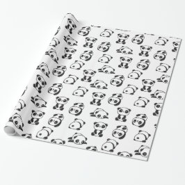 Niedliches Panda Bears Musterpapier Geschenkpapier