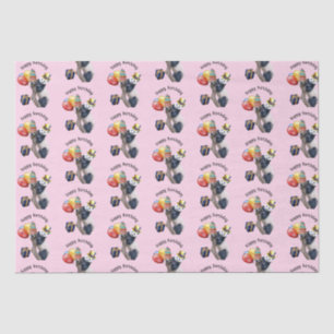 Niedliches Panda Birthday Party Tissue Paper Seidenpapier