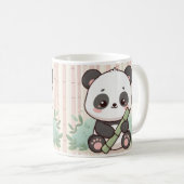 Niedliches Panda Cartoon Tasse Design (VorderseiteRechts)