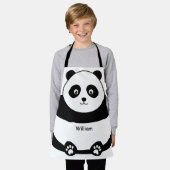 Niedliches Panda-Gesicht für Kinder Funny All-over Schürze (Getragen)