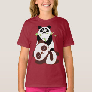 Niedliches Panda-Image phantastischer Design-T - S T-Shirt