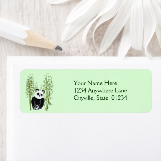 Niedliches Panda in Bamboo (Insitu)