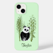 Niedliches Panda in Bamboo Case-Mate iPhone Hülle (Rückseite)