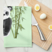 Niedliches Panda in Bamboo Geschirrtuch (Viertel Falte)