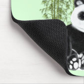 Niedliches Panda in Bamboo Mousepad (Ecke)
