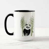 Niedliches Panda in Bamboo