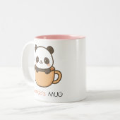 Niedliches Panda in Cup - Design der Tasse des Ind (Vorderseite Links)