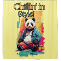 Niedliches Panda in Pants | Stilvolles Design für