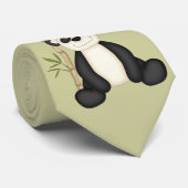 Niedliches Panda Krawatte (Gerollt)