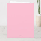 Niedliches Panda mit Herz-Kindergeburtstag Persona Karte (Rückseite)