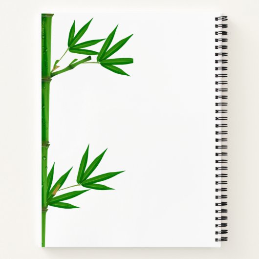 Niedliches Panda-Notebook für Kinder Notizblock (Rückseite)