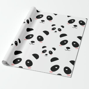 niedliches Panda-Packpapier Geschenkpapier