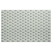 Niedliches Panda Pair & Bamboo Wasserfarbmuster Stoff (Yard (91,4 cm))