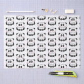 Niedliches Panda-Papiertaschentuch im kawaii-Stil Seidenpapier (Handwerk)