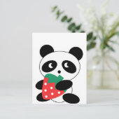 Niedliches Panda Party Pack Postkarte (Stehend Vorderseite)