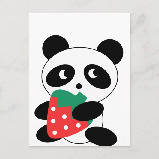 Niedliches Panda Party Pack Postkarte (Vorderseite)