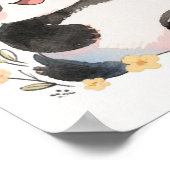 Niedliches Panda-Poster Poster (Ecke)