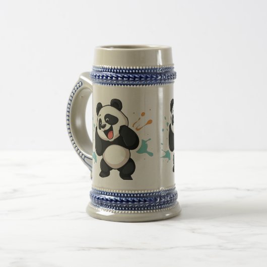 Niedliches Panda 🐼 Premium Tasse - für jeden Anla (Vorderseite Links)