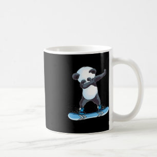 Niedliches Panda Snowboarden Skigeschenke Dabbing Kaffeetasse