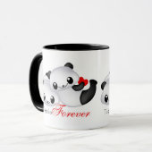 Niedliches Panda Tasse (Vorderseite Links)