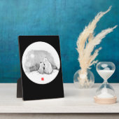 Niedliches Panda- und Polar-Bärentier Fotoplatte (Seite)