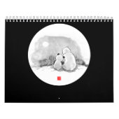 Niedliches Panda- und Polar-Bärentier Kalender (Titelbild)