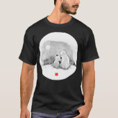 Niedliches Panda- und Polar-Bärentier T-Shirt (Vorderseite)