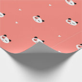 Niedliches Panda-Wrapping-Papier Geschenkpapier (Ecke)