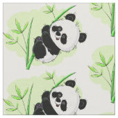 Niedliches Pandagewebe 3/4 Stoff (Nahaufnahme)